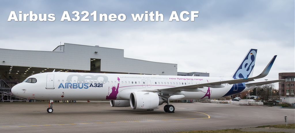 Airbus A321neo with Airbus Cabin Flex (ACF) Configuration