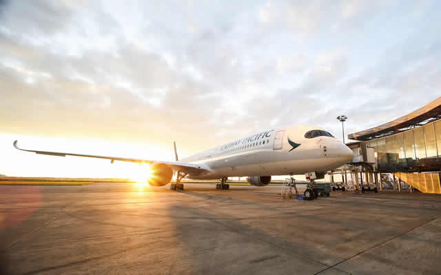 Cathay Pacific's first Airbus A350-1000, delivered in June, 2018