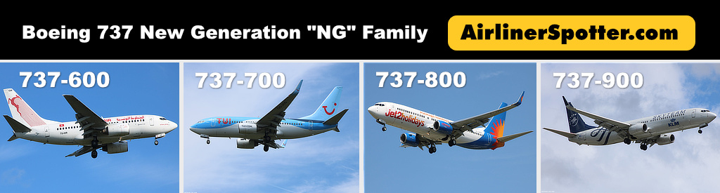 Boeing 737 New Generation NG Family: the -600, -700, -800 and -900