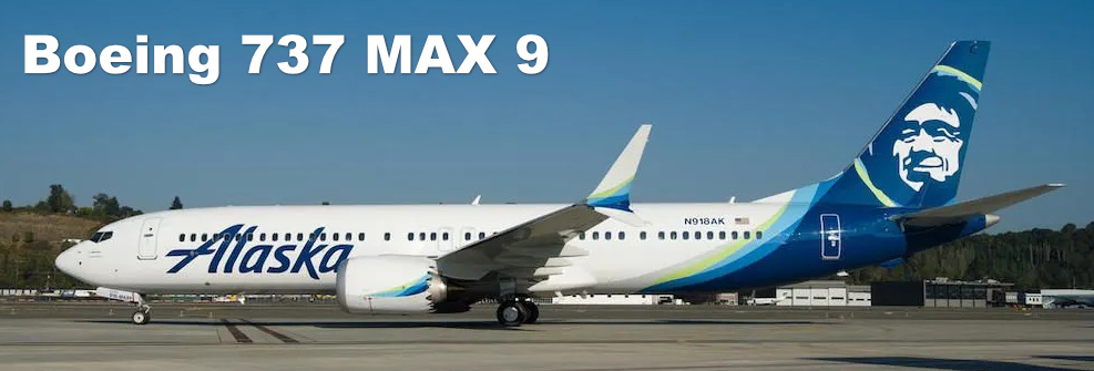 Boeing 737 MAX 9 of Alaska Airlines