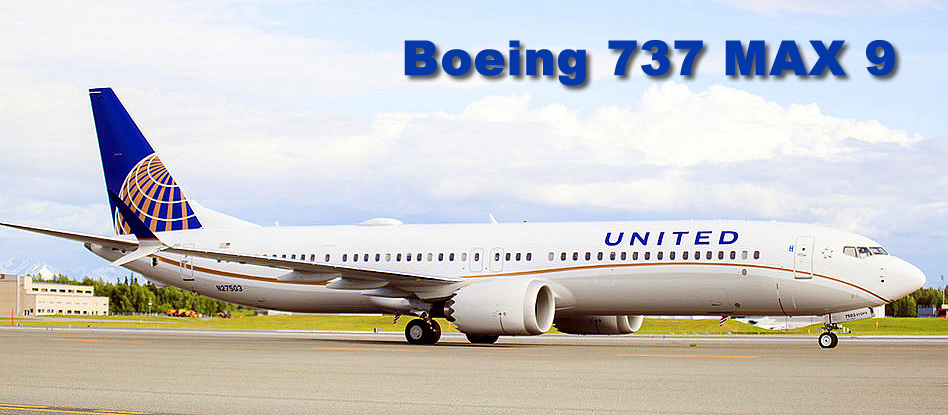 Boeing 737 MAX 9 of United Airlines