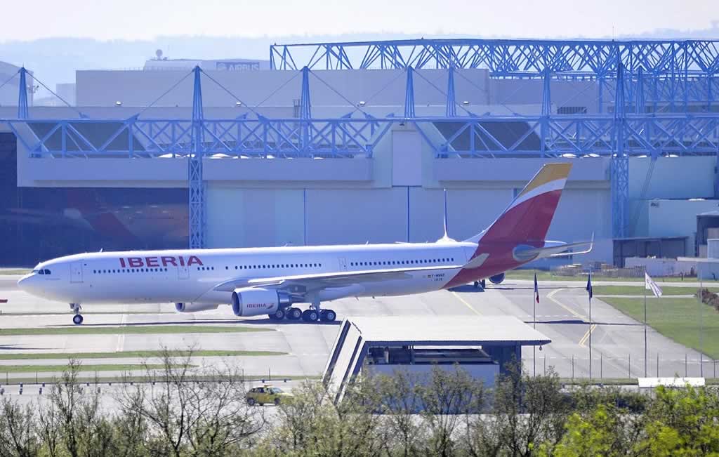 Iberia Airlines Airbus A330 at the Toulouse Delivery Center