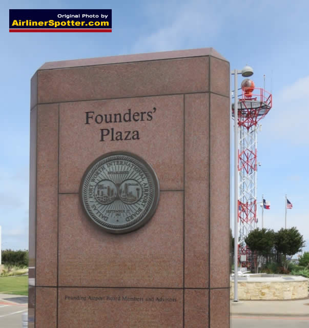 Founders' Plaza operated by the DFW International Airport Board