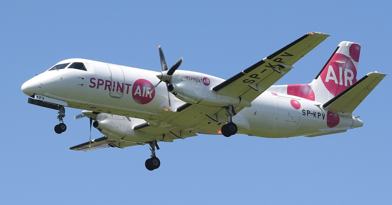 Saab 340A of Sprint Air, Registration SP-KPV