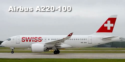 Swiss Air Airbus A220-100