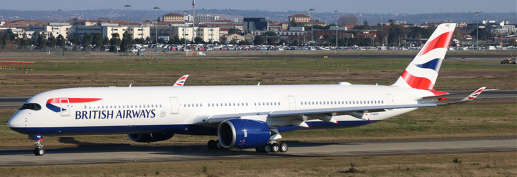 British Airways Airbus A350-1000 Registration G-WZGP