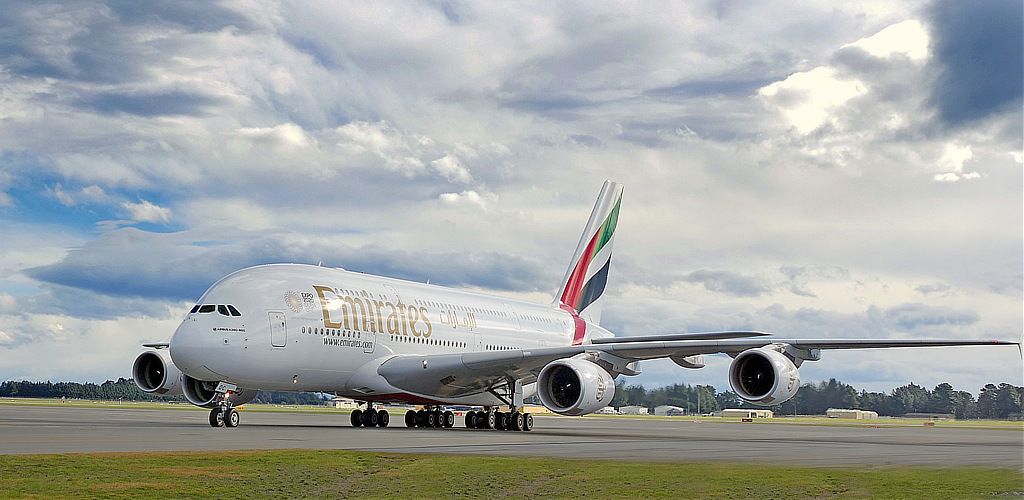Airbus A380 of Emirates