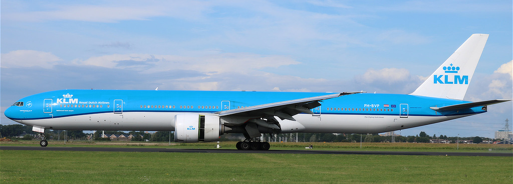 Boeing 777-300ER Registration PH-BVP of KLM
